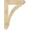 Ekena Millwork Thorton Arts & Crafts Rough Sawn Bracket, Douglas Fir, 6"W x 32"D x 44"H BKT06X32X44THR03RDF - alternate 2